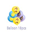 thumbnail image 1 of Bonita película Wish Birthday Party Juego decorativo vajilla Banner pastel desechable bandera colgante Globos de deseos Decoración de cumpleaños, 1 of 4