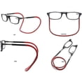 thumbnail image 3 of Gafas de lectura magnéticas yuxing para ordenador lentes reemplazables color gris 2,25, 3 of 5