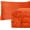 Orange, variant on Elegant Comfort Soft 4-Piece Velvet Plush Flannel Sheet Set - Quality - Cozy Warm, Anti-Static, Non Pilling Fuzzy Velvet Flannel Fleece Deep Pocket Sheet Set - King, Orange