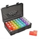 thumbnail image 5 of Pastillero Mensual, Dispensador de Viaje, Contenedor de Almacenamiento, Dispensador de Pastillas Colorido, Contenedor de Embalaje, Pastillero Negro de 32 Ranuras., 5 of 5
