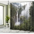 thumbnail image 5 of Ambesonne Nature Shower Curtain, San Rafael Waterfalls, 69"Wx84"L, Green Grey, 5 of 5