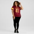 thumbnail image 6 of Women's Nike Colson Yankoff  Burgundy Washington Commanders Team Game Jersey, 6 of 7
