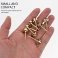 thumbnail image 6 of 8 Pcs Self-tapping Screw Cap Screw Caps Glass Decorative Caps Cover Decorative Screws with Caps Copper 1.20X1.20X0.60CM, 6 of 6