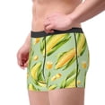 thumbnail image 2 of Logiee Fresh Sweet Corn Print Mens Boxer Briefs,Boxer Briefs for Men,Breathable Stretch Underwear,Boys Boxer Briefs-Medium, 2 of 5