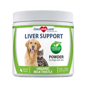 Milk Thistle for Dogs and Cats - Liver Support for Dogs and Cats, Hepatic Support, Detox for Pets - Powder 4oz (120g)