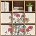 thumbnail image 4 of Collapsible Oxford Fabric Storage Cubes with Handles, Large Mid Foldable Oxford Cloth Bins Set of 2/6, Closet Organizers for Shelves Clothes Home Kitchen Toy - Floral-1, 4 of 7