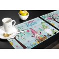 thumbnail image 5 of SPXUBZ Easter Placemats, Blue Easter Gnome Egg Tree 18x12 Inch Placemats for Family Table Holiday Decoration Placemat Set of 6, 5 of 5