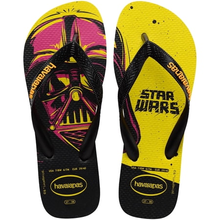 Havaianas Boys Kids Star Wars Flip Flop Sandals, Black, Size 13/1 Youth