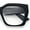Matte Black, variant on Womens Luxury Jaguar Head Jewel Thick Horn Cat Eye Clear Fashion Eyeglasses Shiny Black