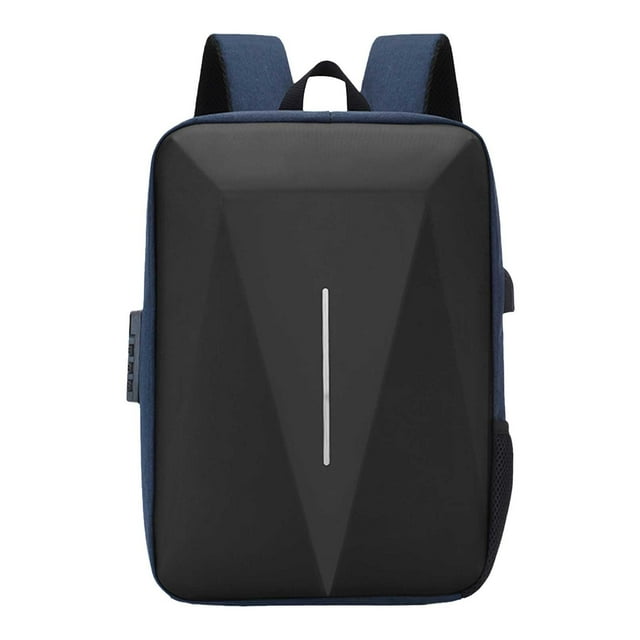 WRKEKC Clearance Anti-Theft Business Backpack with Password Lock, Large Capacity Laptop Bag for Travel Office, Waterproof Nylon Design with Hidden Pockets, Ergonomic Padded Straps for Daily Commute