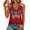 Vermilion, variant on Bbyeadc 250th Anniversary USA Tank Top V Neck Patriotic Sleeveless Shirt 1776-2026 250 Years 250 Anniversary USA Shirt Women,Blue (S)