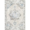thumbnail image 1 of Abani Urbana 7'9"W x 10' 2"D URB120A Traditional Distressed Ivory/Light Blue Rug, 1 of 7