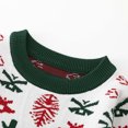thumbnail image 4 of Meresysid Toddler Infant Kids Children's Christmas Sweater Boys And Girls Fall And Winter Sweater Green, 4 of 7