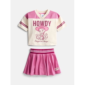 Disney Toy Story Toddler Girls Graphic Jersey and Skirt Set