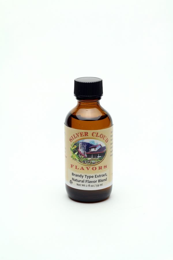 Brandy Type Extract, Natural Flavor Blend 2 fl. oz. glass bottle