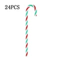 thumbnail image 2 of 24 piezas de bastones de caramelo de plástico para Navidad, adornos colgantes para árbol de Navidad, decoraciones para árbol de Navidad, vacaciones de Navidad, Nochevieja, decoración del hogar,, 2 of 8