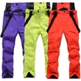 thumbnail image 2 of Waterproof Skiing Overalls 2025 Outdoor Mountain Man Snowboard Trousers Windproof Female Jumpsuit Sport Warm Women Ski Pants (as picture,M(170-175CM)), 2 of 7