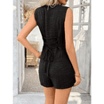 thumbnail image 6 of EASYBRA Women Button Cardigan Vest and Shorts Set Casual Summer Two Piece Resort Outfit, 6 of 7