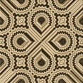 thumbnail image 1 of Ahgly Company Machine Washable Indoor Square Transitional Yellow Area Rugs, 8' Square, 1 of 7