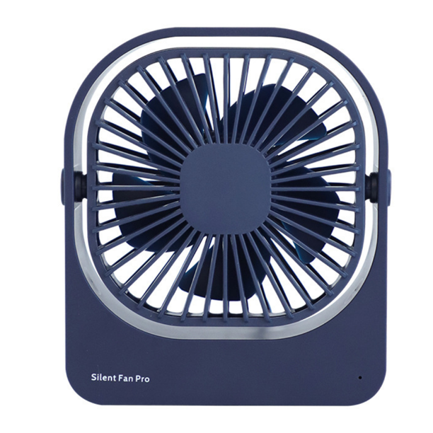 USB Desk Fan,2800mAh Powerful Desktop Table Cooling Fan,Small Personal
