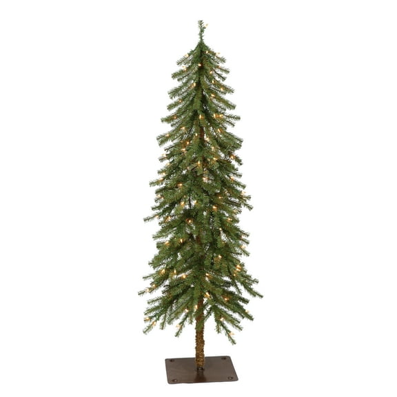 Pre-Lit 5' Alpine Artificial Christmas Tree with 150 Lights, Green