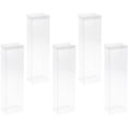 thumbnail image 4 of DollSafe Clear Folding Display Box for thin 8.5-9.5 inch Dolls and Action Figures, 3" W x 2" D x 10" H, Pack of 5, 4 of 5