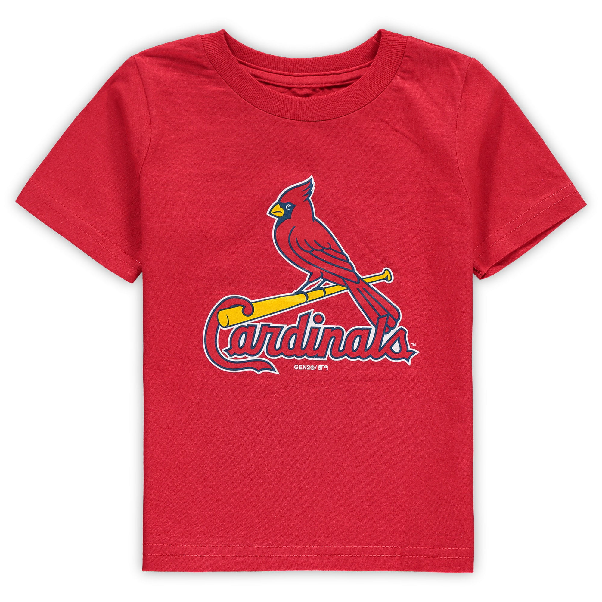 St. Louis Cardinals Toddler Primary Team Logo T-Shirt - Red - 0 - 0