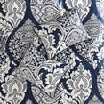 thumbnail image 5 of 7-Piece Luxury Comforter Set in Damask Indigo, Queen, 5 of 9
