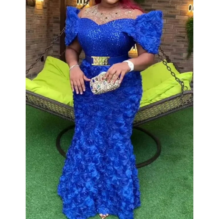 Long ankara gown for fat ladies clearance