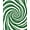 Green, Pattern 3, variant on Flatwoven High Traffic Area Rug, Modern Art Deco Inspired with Emerald and Cream Accents, Non Slip, Stain Resistant, Washable Area Rugs for Living Room, Bedroom(Green, 2X3)