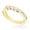 Yellow, variant on Ladies Thin 14K Designer Natural 0.7 Ctw Diamond Engagement Ring Band (Yellow Gold Size 6)