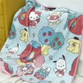 thumbnail image 1 of Manta Hangyodon bonita, manta de franela cálida de Anime, funda de almohada, manta Pekkle Pochacco, colcha para dormitorio, sofá cama para niña, 1 of 5