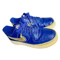 thumbnail image 4 of Ni - ke Ni - ke Air Force 1 Low Mens 10 NBA Warriors Golden State Blue Holo. Sneakers Shoes, 4 of 5