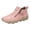 Pink, variant on NOKIO Women's Ankle B𝗈𝗈𝑡𝑠 Comfortable Anti-S𝗅ip Shoes Fashion Side Zipper Short B𝗈𝗈𝑡𝑠 Chukka B𝗈𝗈𝑡𝑠 Casual utdoor Walking Shoes for Driving Running Work