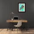 thumbnail image 3 of Dean Russo Collection 18x24 Black Ornate Wood Framed with Double Matting Museum Art Print Titled - Jellyfish, 3 of 4