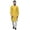 Yellow, variant on Atasi Mandarin Collar Mens Kurta Shirt Solid Cotton Flex Long Kurta For Boys-Large