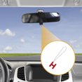 thumbnail image 3 of Unique Bargains 1 Pcs Metal/Rhinestones with Diamonds Car Rear View Mirror Pendant Accessories Car Hanging Ornament Red H, 3 of 6