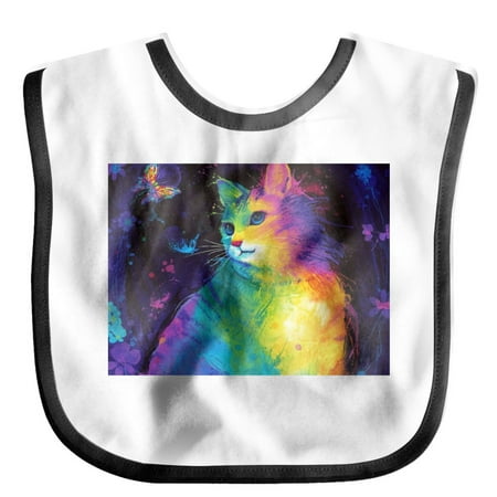 

Soft Cotton Toddler Bibs Rainbow Cat Butterfly Colorful Superbib Baby And Toddler For 6-24Months Essential Must Have For Eating Feeding