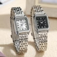 thumbnail image 5 of Fashion Square Steel Band Women's Watch Square Versatile Fashion Watch, 5 of 5