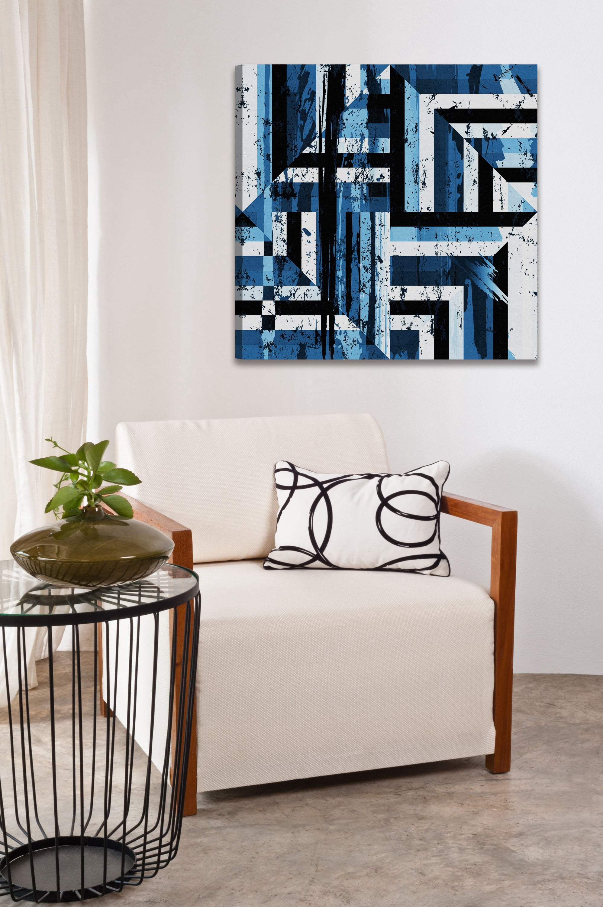 "Undefined Movement" Painting Print on Wrapped Canvas