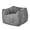 Grey, variant on Teddy Fabric Bean Bag Chair Foam Filled for Living Room