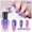 B, variant on Thermal Nail Polish, 7ml Color Changing Nail Lacquer, Fast Drying Chip Resistant Polish, No UV Light Needed, Oil-Based Formula for Smooth Application