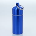 thumbnail image 4 of Micro Key Chain Waterproof Compartment Portable Storage Container, Blue, 4 of 8