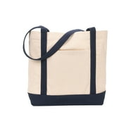 Liberty Bags Marianne Cotton Canvas Tote Bag, Style 8868 - Walmart.com