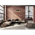 thumbnail image 5 of Nuvo Lighting Altos 5 Light Large Pendant - Matte Black and Natural Brass Finish, 5 of 14