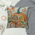 thumbnail image 2 of Nawypu  Thanksgiving or Halloween Throw Pillow Case Cover, Decorative Fall Harvest Pumpkins Pillow Cover, Square, 2 of 5