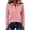 04# Watermelon Red, variant on Qwertyu Women's Polo Shirts Long Sleeve Golf Shirt 3-Button Collared Cotton Lightweight Tennis Shirts Khaki 2XL