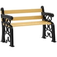 thumbnail image 1 of SHISUYAN Mini House Bench Model Miniature Wooden Bench Doll Furniture Model Decor, 1 of 9