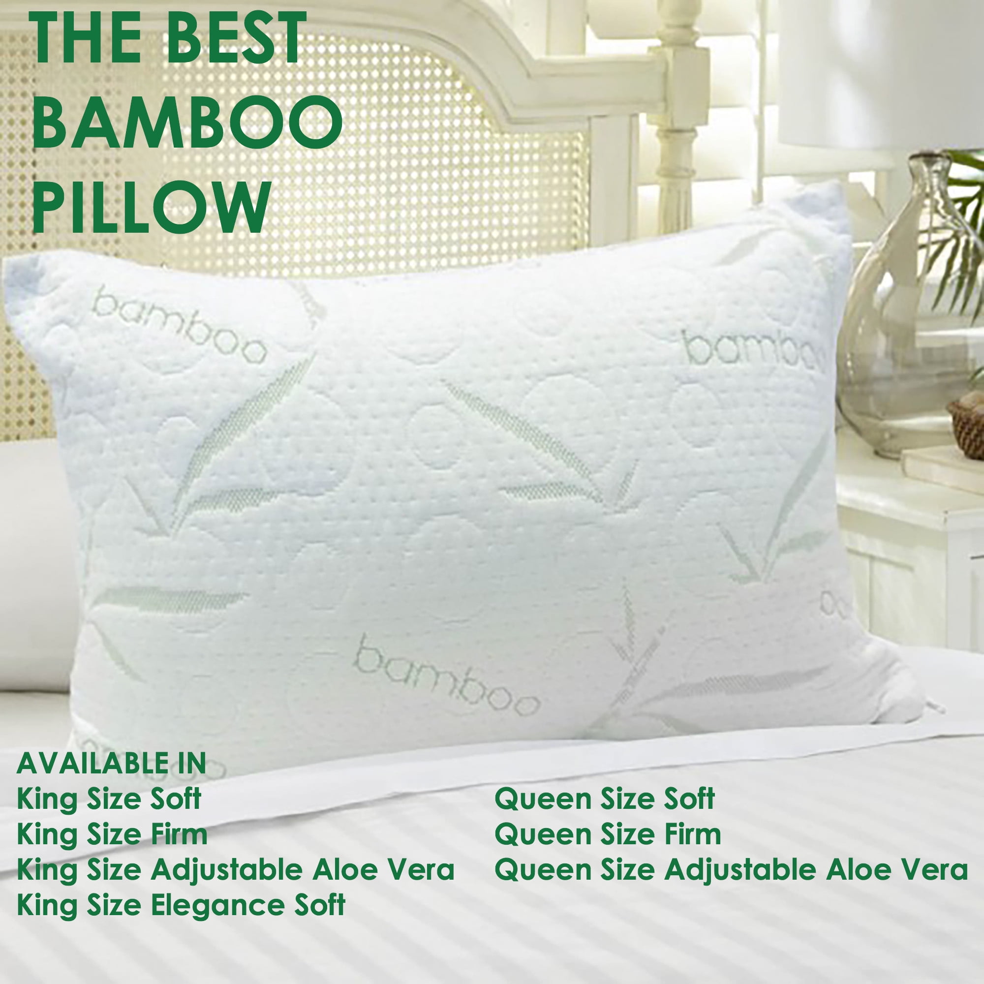 The Best Bamboo Pillow Queen Soft Walmart Canada