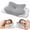 Gray, variant on MOLBOX Cervical Neck Pillow, Ergonomic Memory Foam Contour Pillow for Neck Support, Side Sleeper Pillow for Neck and Shoulder Pain Relief, Cooling Pillowcase, White